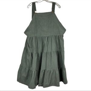 NWT hayden overall corduroy tiered‎ dress M